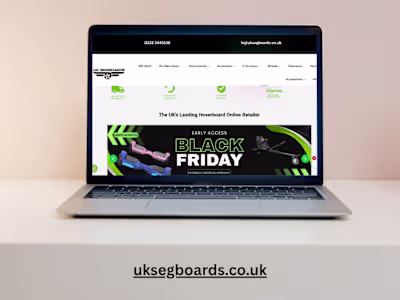UK Segboards - Complete E-commerce Store for Hoverboards..