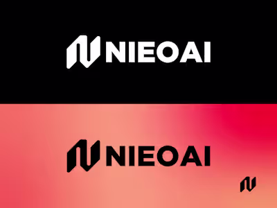 NIEOAI, a conceptual identity for a next-gen AI system. Insp...