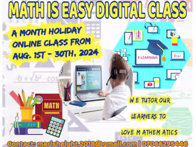 Math Is Easy Online-Class Flier