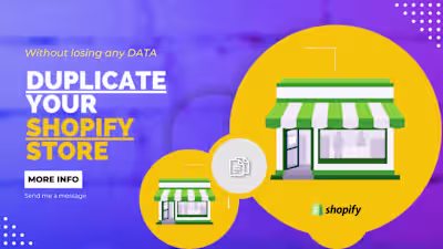 I will recreate clone duplicate your automated shopify store
