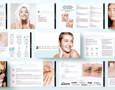 Osmotics Cosmeceuticals Brand Deck