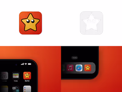Been working on a new app icon concept called Starfish 🌟 Fo...