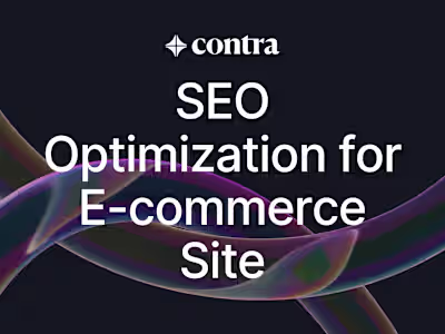 SEO Optimization for E-commerce Site