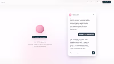 ✨ Imagine your salon never missing a call again. I designed ...