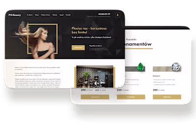 Subscription Model Website for Beauty Studio