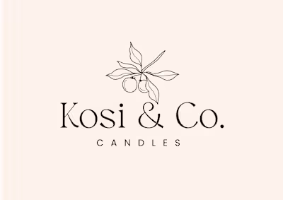 Hand drawn minimalist botanical logo design