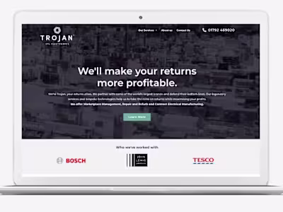 Trojan 3pl Electronics - Tim Atkinson Design