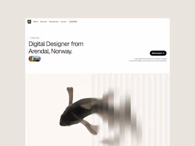 Lucien - Personal Portfolio