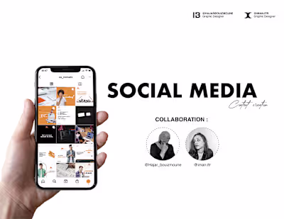 Social media - content creation - on Behance