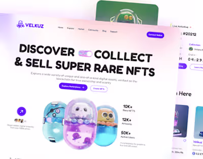NFT Landingpage
