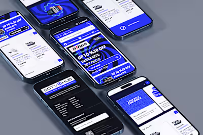 CCTV HUB Website, UI/UX and Branding