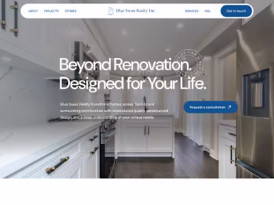 New Client Site coming soon - https://blueswan.framer.website/