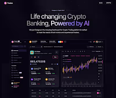 Tradeo - Crypto Trading Dashboard 
