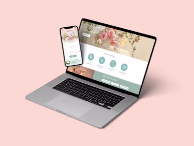 Bloom | Mobile/web design 
