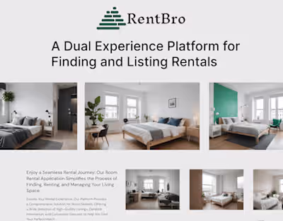 Rentbro| Rental room search website| UI :: Behance