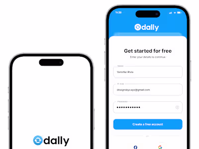 Odally - Mobile App Design