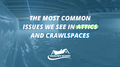 The Most Common Issues We See in Attics and Crawlspaces