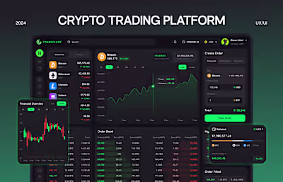 Crypto Trading Platform | Fintech Wallet Exchange App