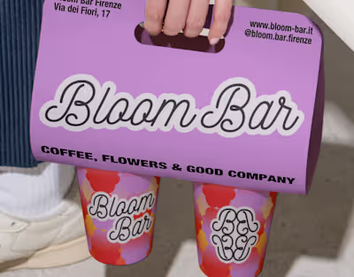 Cafe & Florist Brand Identity