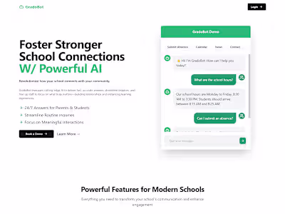 Modern AI-Driven Communication Tool for Schools