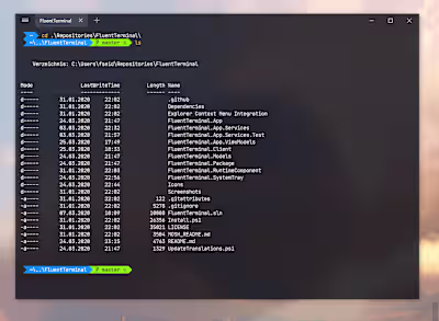 Open Source | Fluent Terminal for Windows