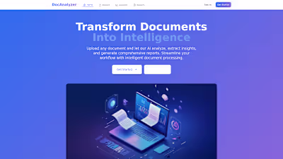 DocAnalyzer - AI-Powered Document Analysis Platform