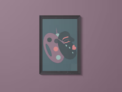 Flat Narrative Self-Portrait
