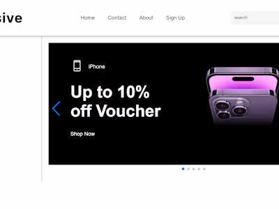 Exclusive Commerce (Vue.js)