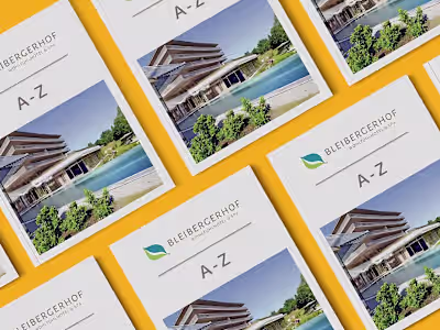 A-Z Magazine for a SPA hotel