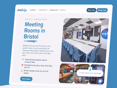 DeskLodge meeting spaces