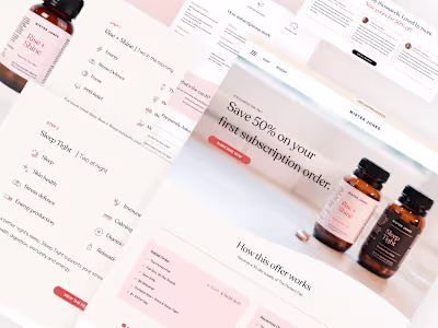 Vegan-Friendly Products Platform Landing Page UI/UX Design 🌱🛍️