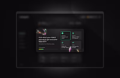 Product design for a crypto startup building DEX 