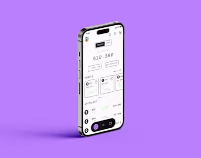 Crypto exchange app | VOX | UI UX Design