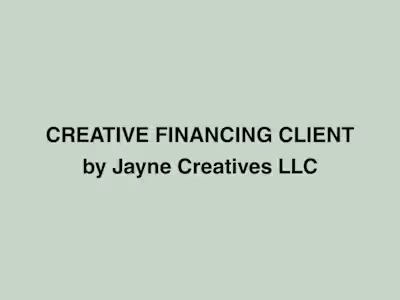 Creative Financing Client - Social Media Management 