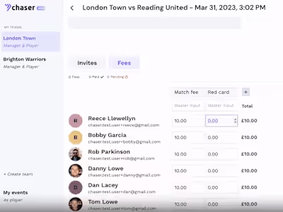 Chaser (Full-stack Web Development & Architecture)