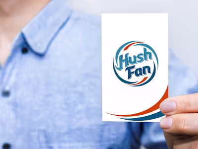 Hush Fan Logo Design
