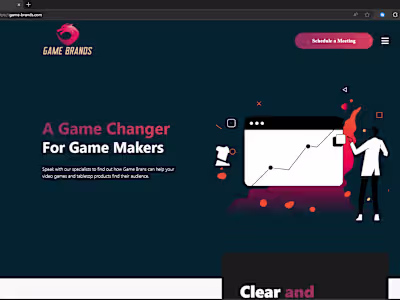 Game Brands Website