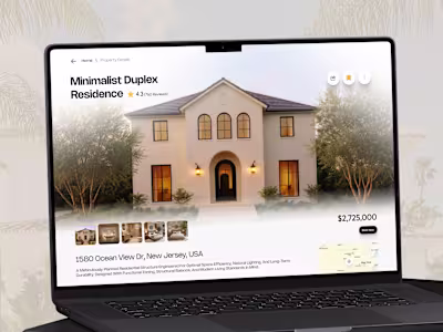 End-to-End Real Estate Platform Design & Development