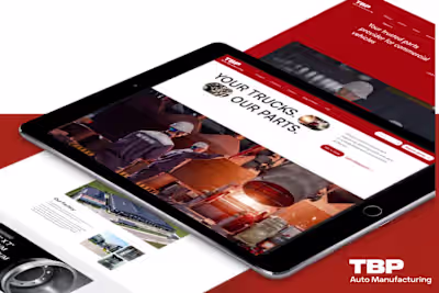 B2B Commercial Vehicle Parts Website