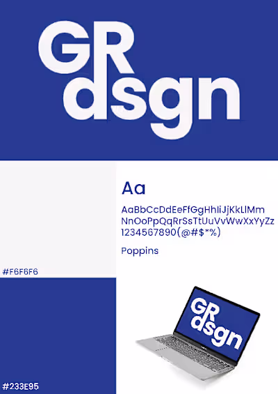 GRdsgn Minimal Brand Board