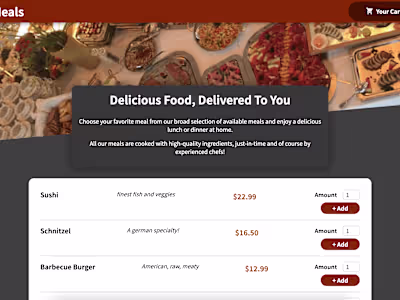 Food Order App