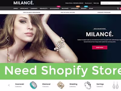 Unbounce / Shopify / shopify store / wix / redesign