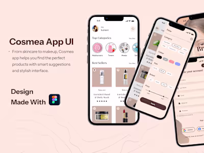 Cosmea 2.0 E-Commerce Mobile App Design