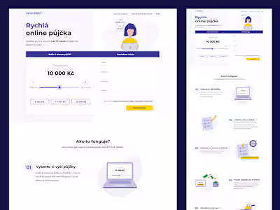 Veocredit Website Design
