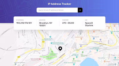 IP Address Tracker App