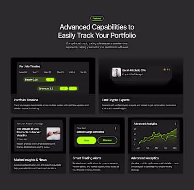 Crypto Platform Case Study
Just completed