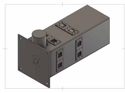 2-Stage Sliding Column powered by a linear actuator
