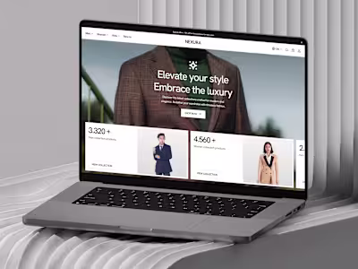 NEXURA - Luxury Fashion E-commerce Website