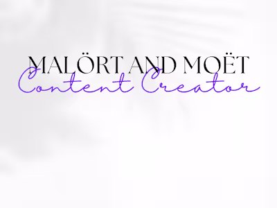 Malort & Moet Content Creator
