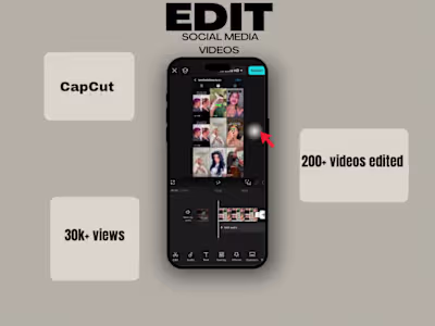Short form video editor for beauty company 